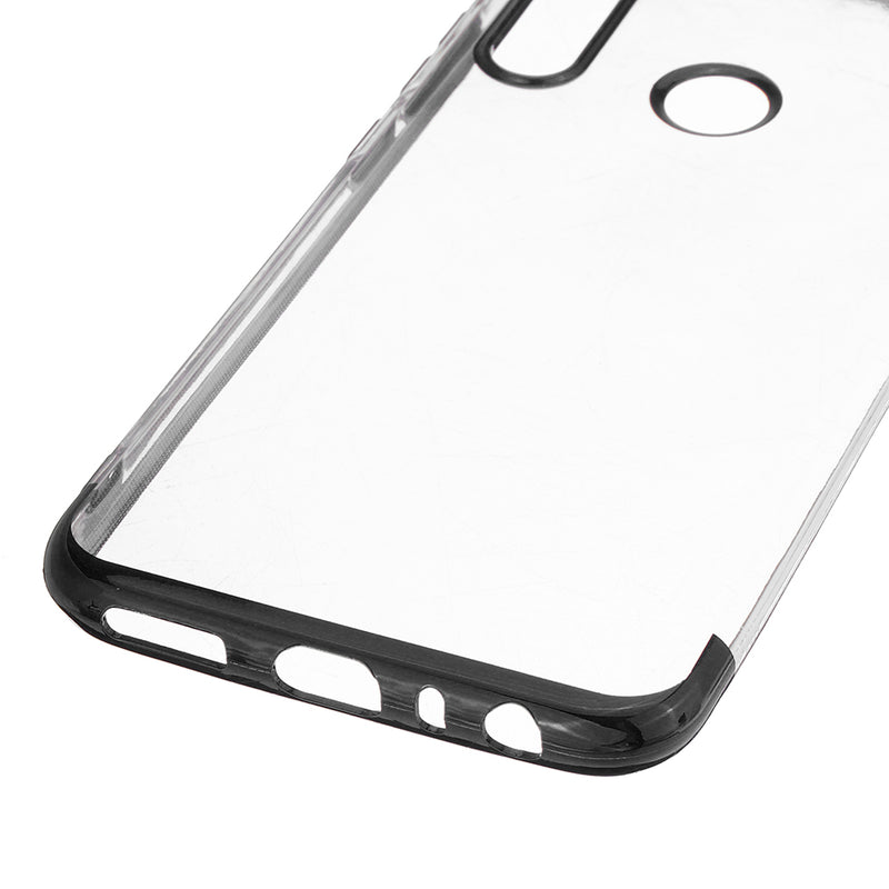 Bakeey Plating Shockproof Transparent Ultra-thin Soft TPU Protective Case for Xiaomi Redmi Note 8