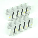 1X 3X 5X 10X LUSTREON Battery Powered Hinge LED Night Light For Kitchen Bedroom Cabinet Cupboard Closet