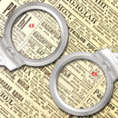 Clip Type Magnifier W/ LED Light Reading Handle Magnifying Glass Flexible Metal