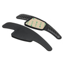 Carbon Fiber Paddle Shift Extenders Steel Ring Wheel Gear Shifters For Audi