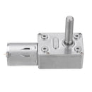 Machifit JGY370 DC 12V Worm Gear Motor 10/30/90/150RPM Turbine Self-locking Reduction Gear Motor