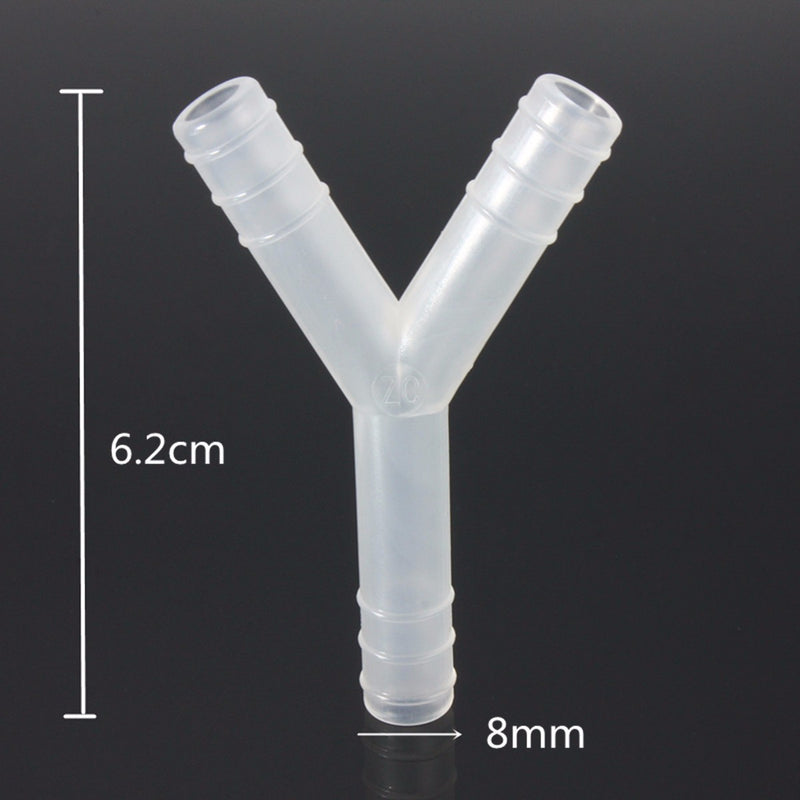 1pcs Y Shape Plastic Hose Pipe Coupler Connector Joiner Fitting Home Air Water Fuel