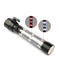 XANES TM-219 T6 800 Lumens 7Modes Red & White Light USB & Solar Rechargeable  LED Flashlight