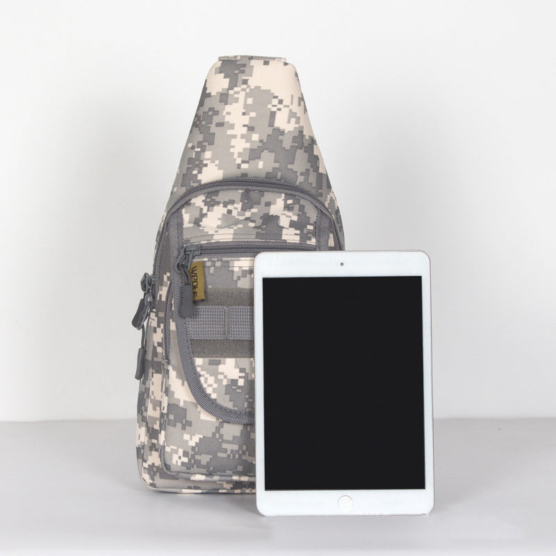 WPOLE A1 Unisex Tactical Bag Chest Backpack Outdoor Hiking Riding Canvas Crossbody Shoulder Bag