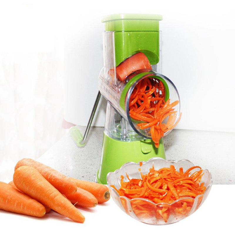 Muti-funtion Vegetable Cutter Machine Fruit Cutter Hand-operated Roller Shreding Grinding Tools