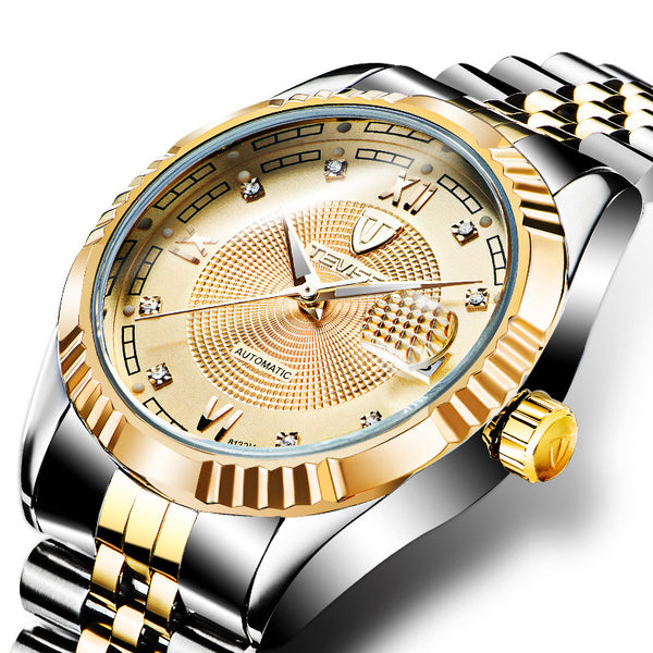 TEVISE 629 Business Style Automatic Mechanical Watch Waterproof Luminous Display Men Watch