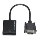 ONTEN VGA to HDMI Converter Cable Adapter with Audio for PC Laptop TV Box Projector