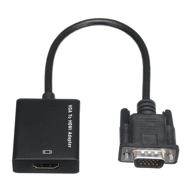 ONTEN VGA to HDMI Converter Cable Adapter with Audio for PC Laptop TV Box Projector