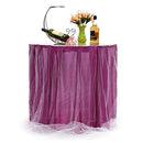 75*100cm Table Skirt Tableware Wedding Party Xmas Baby Shower Birthday Decor Supplies