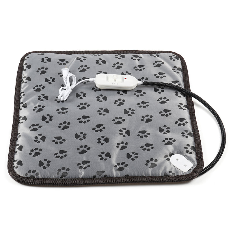 Pet Electric Heating Mat Cushion Waterproof Puppy Dog Cat Heated Pad Winter Warmer