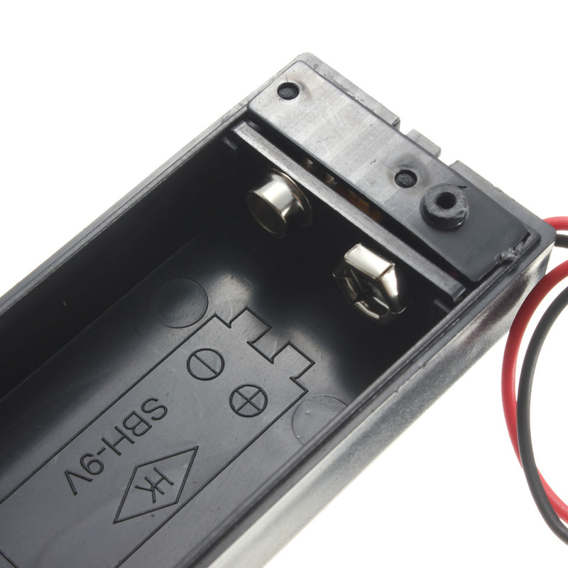 DIY 9V Battery Storage Container Box Case Holder With ON/OFF Toggle Switch