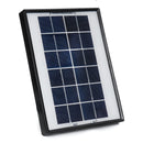 Solar Powered System 3.7V 4400mAh Li-on Battery USB Portable Emergency Light Camping Solar Panel