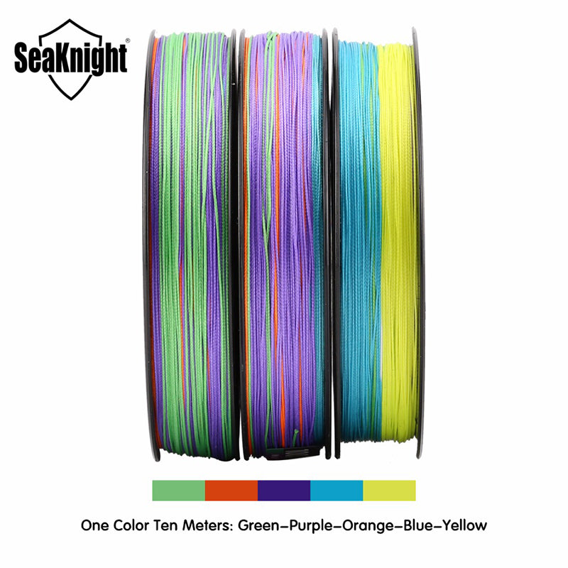 SeaKnight W8 300M 8 Strands Fishing Line Braided Wire Multi-Colors 20-100LB Line Salt Water