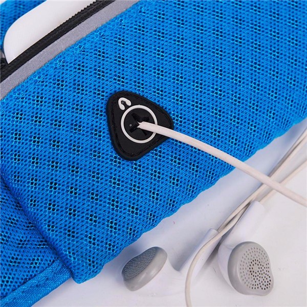 MAIYE Running Bag Sports Waist Bag Breathable Mesh Running Belt Pouch for Smartphone under 6 inch