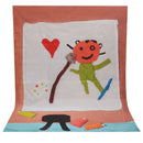 5x7ft 1.5x2m Cartoon Kids Heart Cloth Photography Backdrops Background Studio Photo Props