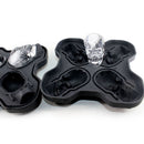 Honana 4 Grid Skull Silicone Ice Mold Trays For Jelly Candy Chocolate Mold 3D Skull Ice Mold