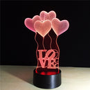 Festival Christmas 3D Illusion Night Light LED Lamp Colorful TF Card Wireless bluetooth Speaker