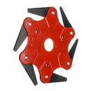 6 Teeth Grass Trimmer Head Steel Blades Razors Brush Cutter Tool