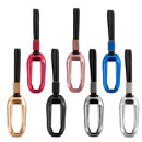 8 Colors Aluminum Alloy Remote Key Cover Fob Case Shell w/ Keychain Fits For Tesla Model X