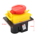 250V Universal DKLD DZ-6-2 15 Amp NVR Switch Emergency Stop Saftey Red Cut Off Killer