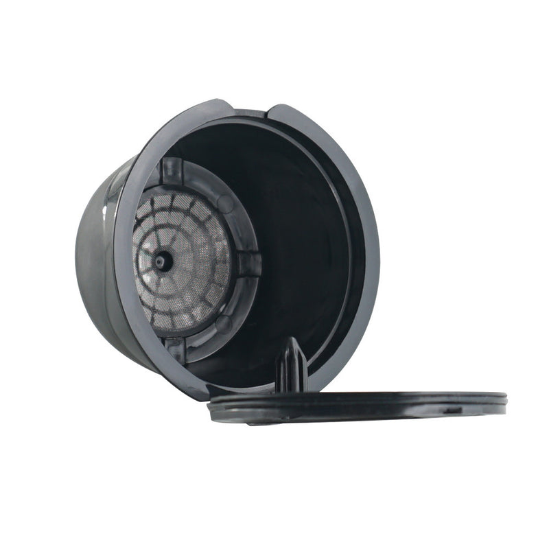 4Pcs/Set 50-100ml Refillable Coffee Capsule Cup Reusable Coffee Pods w/ Coffee Spoon Brush for Nescafe Dolce Gusto Brewer