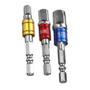 7Pcs Extension Bar Impact Socket Square Hex Shank Socket Adapter Drill Bit