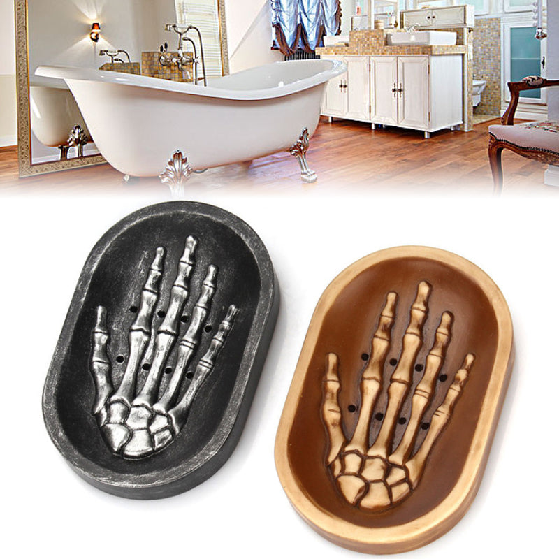 Skull Hand Soap Tray Abstract Wall Home Decorations
