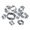 80Pcs 5-20mm Double Ear O Hydraulic Hose Fuel Clamp Sealing Pressure Consistency