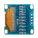 3Pcs 0.96 Inch 4Pin IIC I2C SSD136 128x64 DC 3V-5V Blue OLED Display Module For