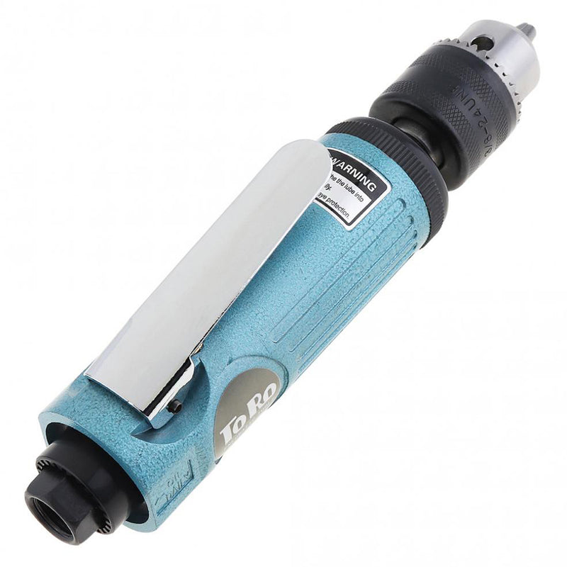 TORO TR-5200 22000RPM Pneumatic Drill High Speed Straight Drill Machine Drilling Grinding with 1.5-10mm Chuck