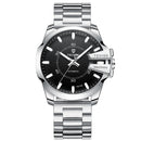 TEVISE T814 Luminous Display Business Style Men Watch Full Steel Automatic Mechanical Watch