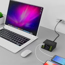 Bakeey 60W 8 Port USB Digital Display Intelligent Fast Charging EU US UK Plug Wireless Charger Adapter For Huawei P30 Mate 20Pro Xiaomi Mi8 Mi9 S10 s10+
