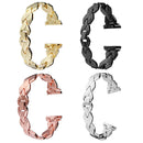 KALOAD 175x15mm Stainless Steel Smart Watch Band Strap Replacement For Fitbit Versa Watch