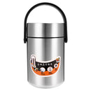 3 Tier Vacuum Insulated Lunch Box High Heat Preservation Food Container Jar