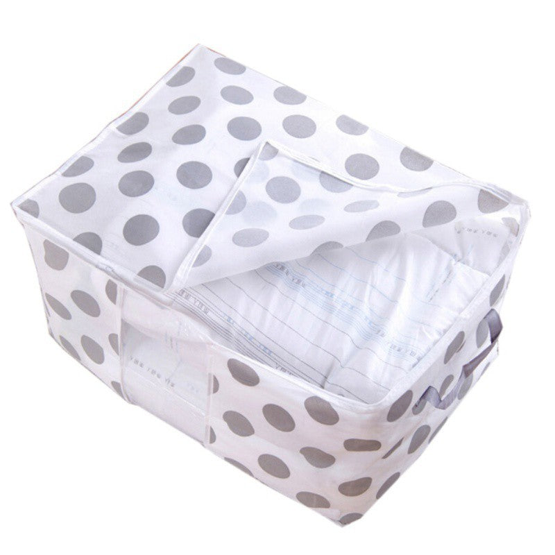 Non-woven Fabric Star Pattern Clothing Quilt Big Storage Bag Box