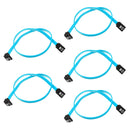 5 x 18" SATA 3.0 Cable SATA3 III 6GB/s Right Angle 90 Degree HDD Hard Drive Converter Cable