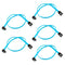 5 x 18" SATA 3.0 Cable SATA3 III 6GB/s Right Angle 90 Degree HDD Hard Drive Converter Cable