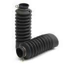 140mm Motorcycle Fork Dustproof Rubber Cover Gaiters Boots Black