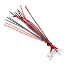 10Pcs XH Pitch 2.54mm Single Head 2Pin Wire To Board Connector 15cm 24AWG With Socket