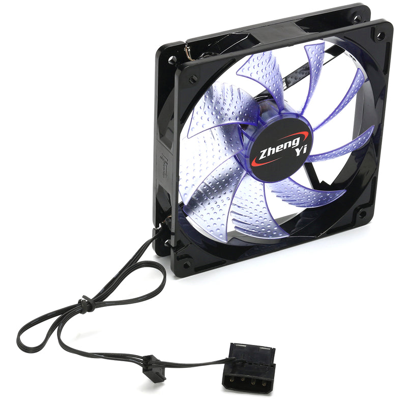 120mm Computer Case Mining Rig Silent LED Cooling Fans 4Pin PC Cooling Fan DC 12V