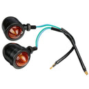Motorcycle Turn Signal Bullet Amber Light Indicator Blinker For Harley