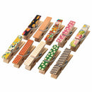 50 Pcs Cute Painted Wooden Mini Craft Pegs Cloth Photo Picture Hanging Spring Clips Clothespin