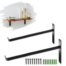 20/25/30cm Rustic Wall Shelf Brackets Heavy Duty Industrial Angle Braces Shelving Bracket