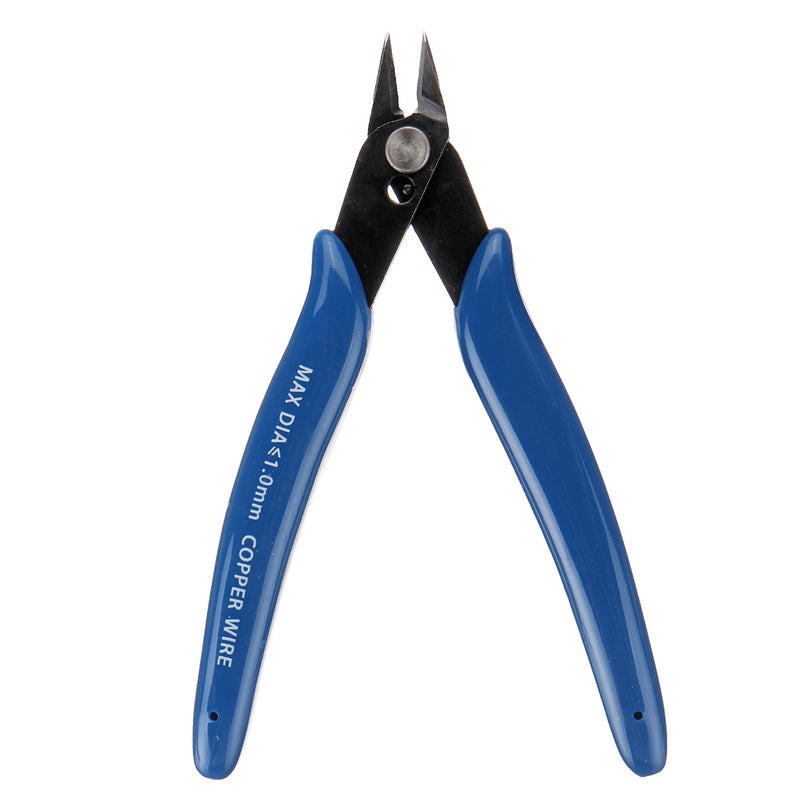 6Pcs Solder Iron Soldering Tool Kit Set Desoldering Pump Tweezers Cutters Flux Wick Scraper