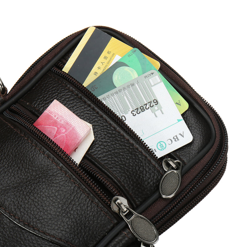 Multifucntional Men's Crossbdoy Bag Phone Bag For Smart Phone Under 7.0 Inch