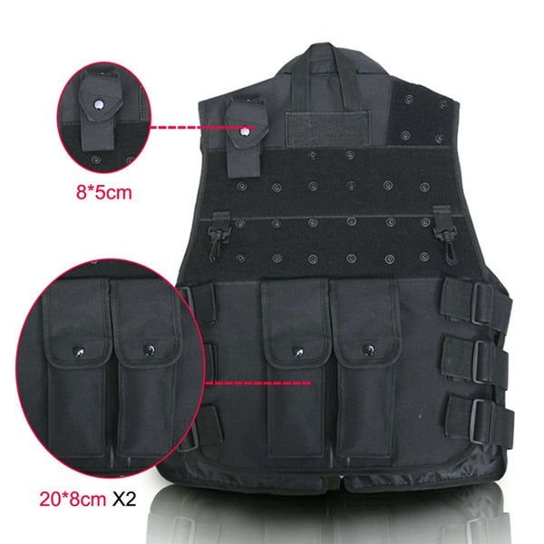 Multifunctional Outdoor Fishing Vest Tactical Multi Pocket Vest Hunting Camping And Hiking