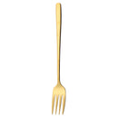 Golden Stainless Steel Spoon Fork Straw Set Chopsticks with Cleaning Brush