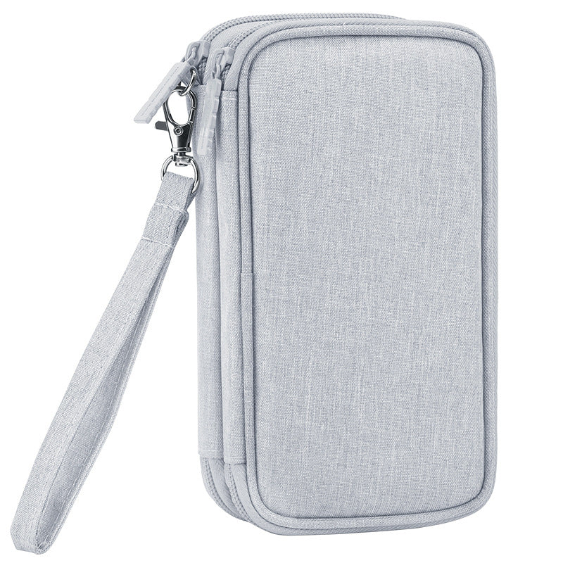 BUBM Double-layer Digital Accessories Storage Bag Charger USB Cable 20000mAh Power Bank Bag