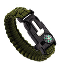 IPRee 4 In 1 EDC Survival Bracelet Emergency Paracord Umbrella Rope Compass Kit