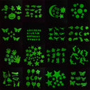 Hot Sale Various Amazing Glow in Dark Luminous Cartoon Moon Star Nursery Baby Room Home Decor Wall S